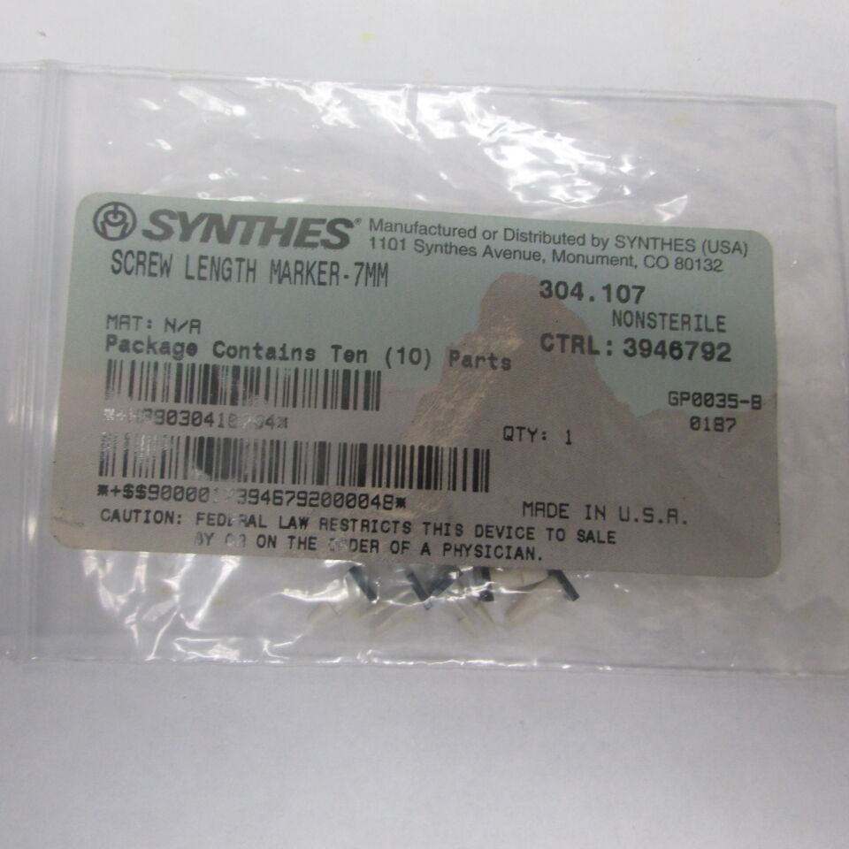 304.107 - SYNTHES - screw length marker - 7mm, () - ( Expiry Date: EACH )