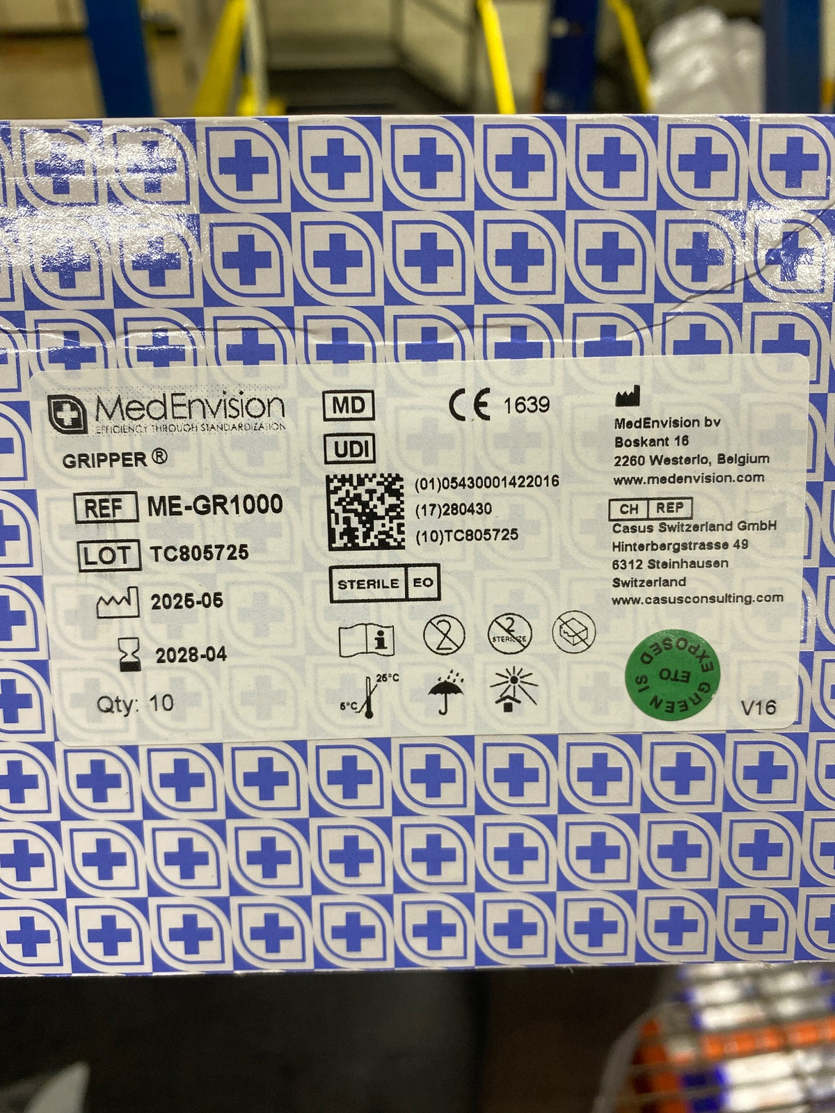 ME-GR1000 - MEDENVISION - Gripper self-retracting device, (BX/10)