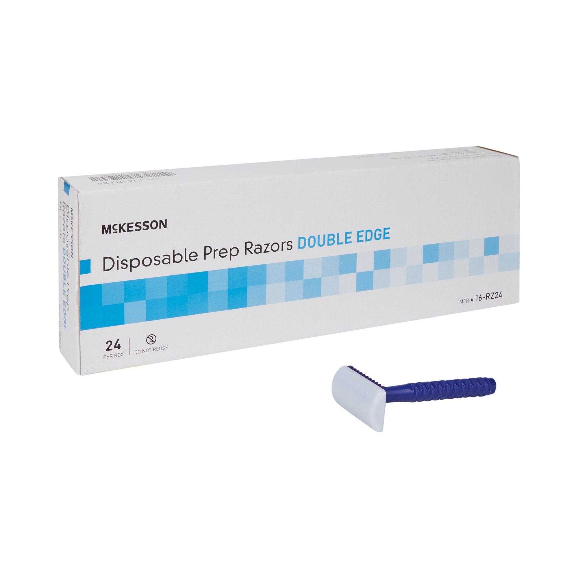 474851 - McKesson - McKesson Surgical Prep Razor, Double Edge Single Blade, NonSterile, Case of 144, (CS)