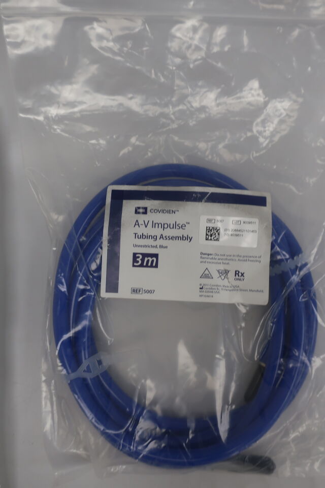 5007 - COVIDIEN - AV-Impluse，導管組件，非限制性，藍色 3m，（EA/1）-（有效期限：2035-08-17）