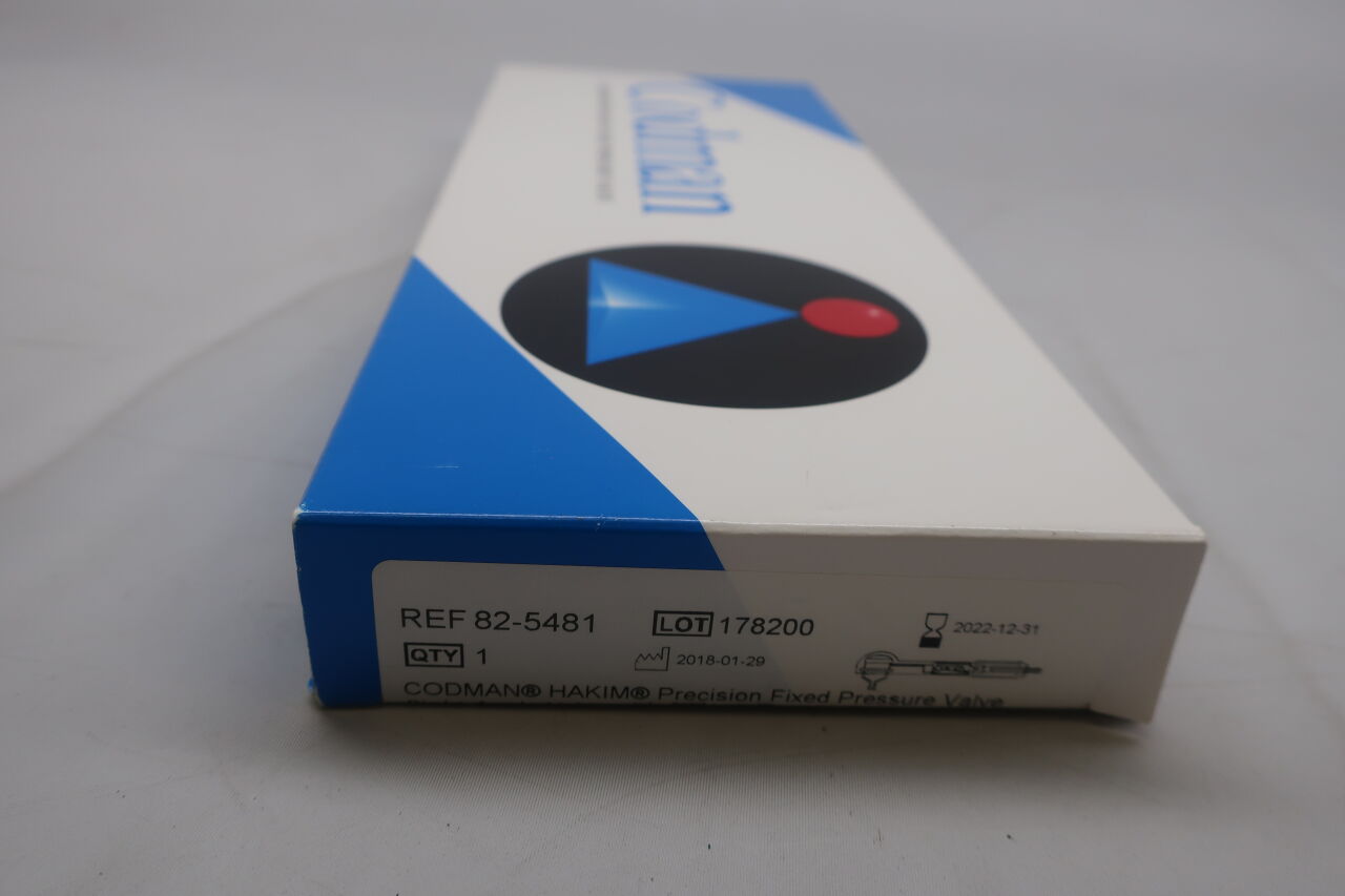 82-5481 - CODMAN - precision fixed pressure valve - 82-5481, (BOX) - ( Expiry Date: 2022-12-31 )