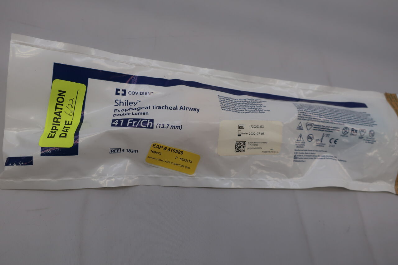5-18241 - COVIDIEN - shiley esophageal tracheal airway, () - ( Expiry Date:  )