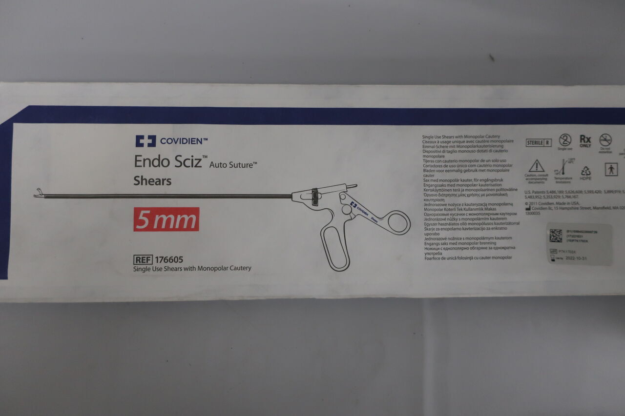 176605 - COVIDIEN - Endo Sciz Surgical Dissector Instrument with Monopolar Cautery, 31 cm Shaft Length, () - ( Expiry Date:  )