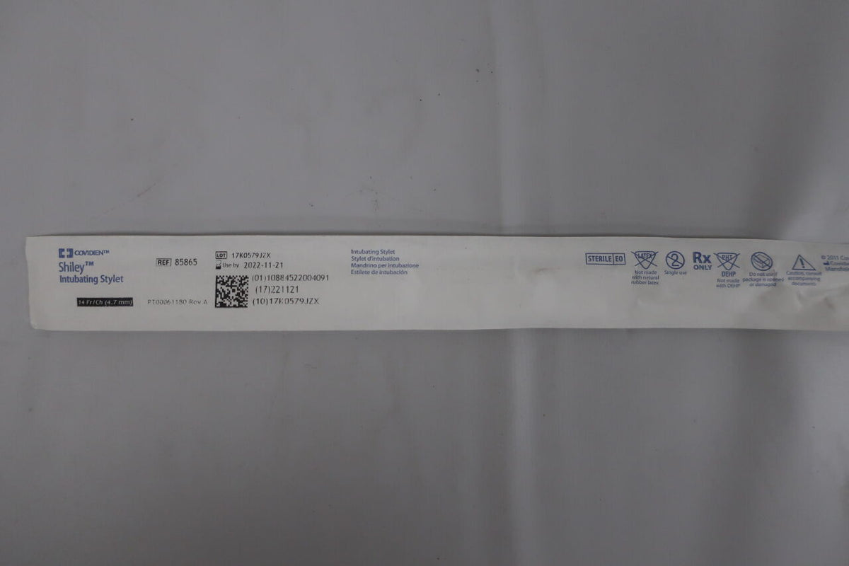 85865 - COVIDIEN - Shiley Malleable Aluminum Intubating Stylet, 14 Fr Size, ()