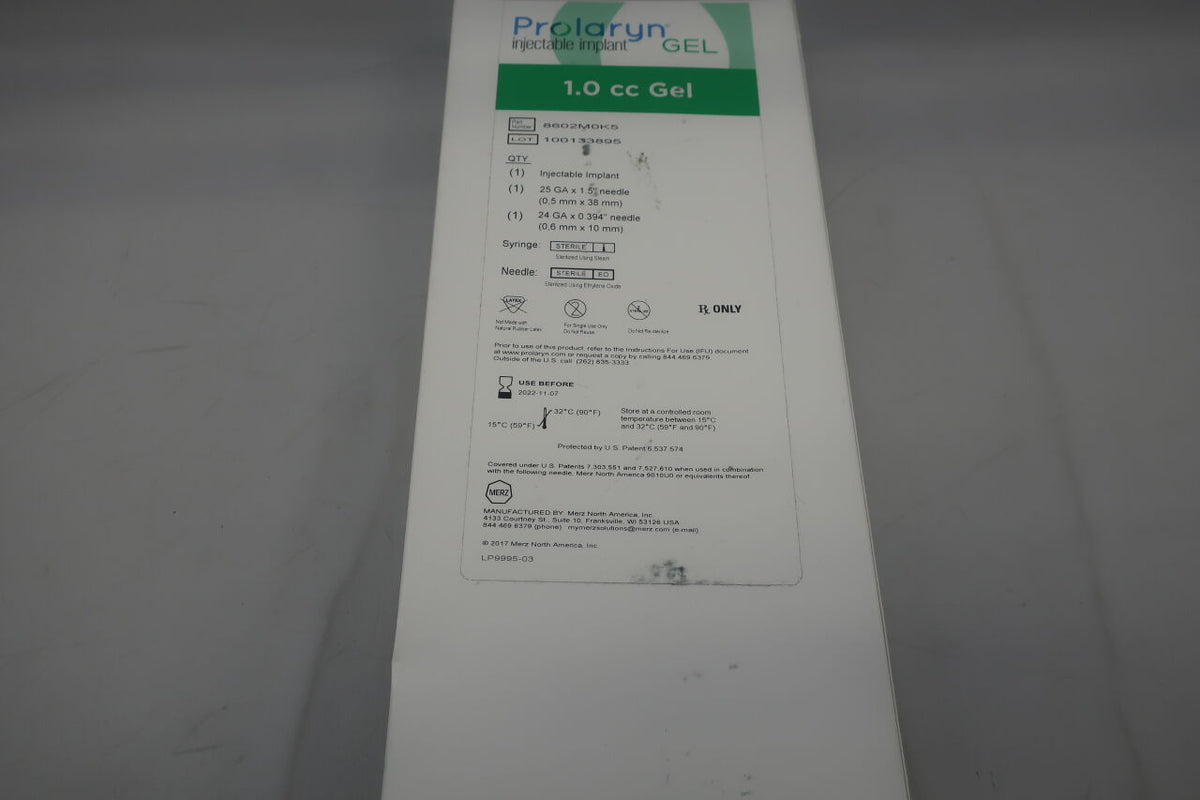 8602M0K5 - PROLARYN - Prolaryn Plus Injectable Implant 1.0cc Plus, ()