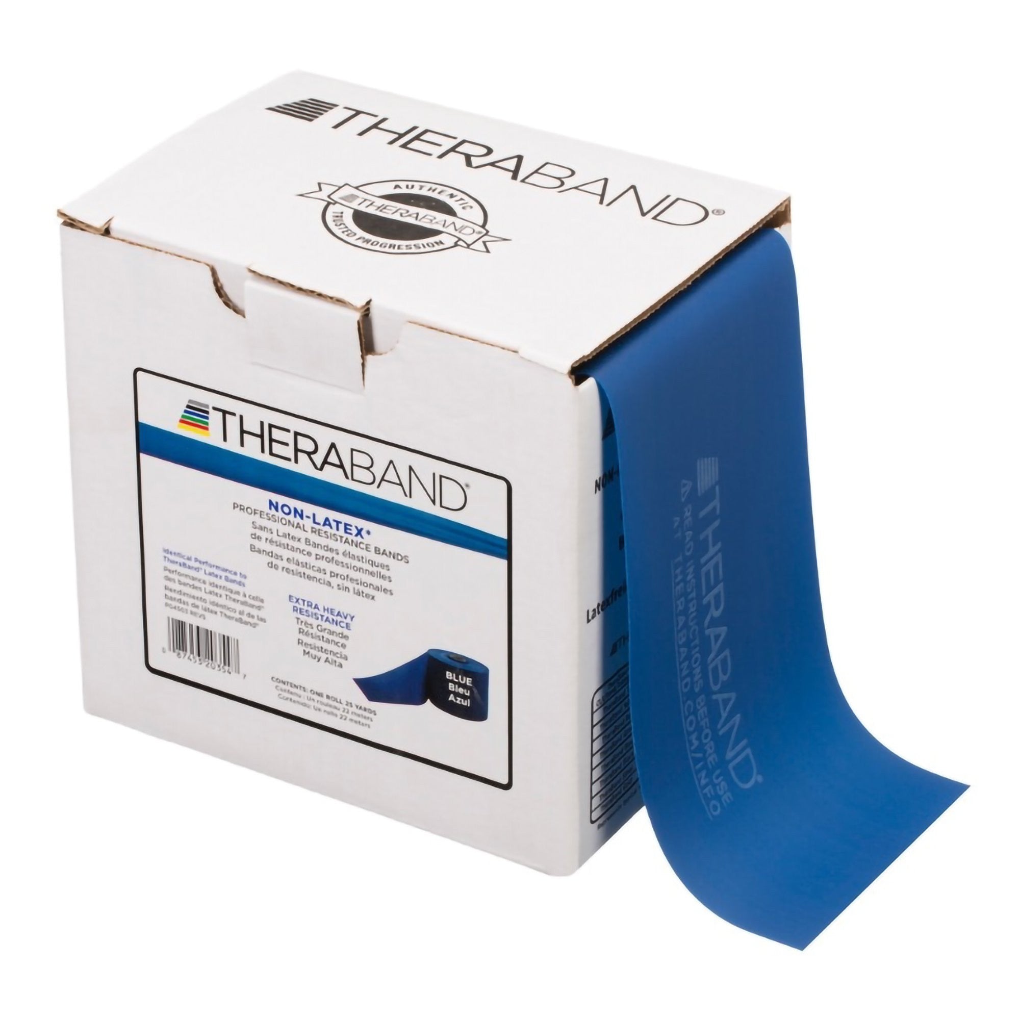 480033 - TheraBand - Exercise Resistance Band TheraBand Blue 6 Inch x 25 Yard X-Heavy Resistance 20354 Pack of 1, (EA)