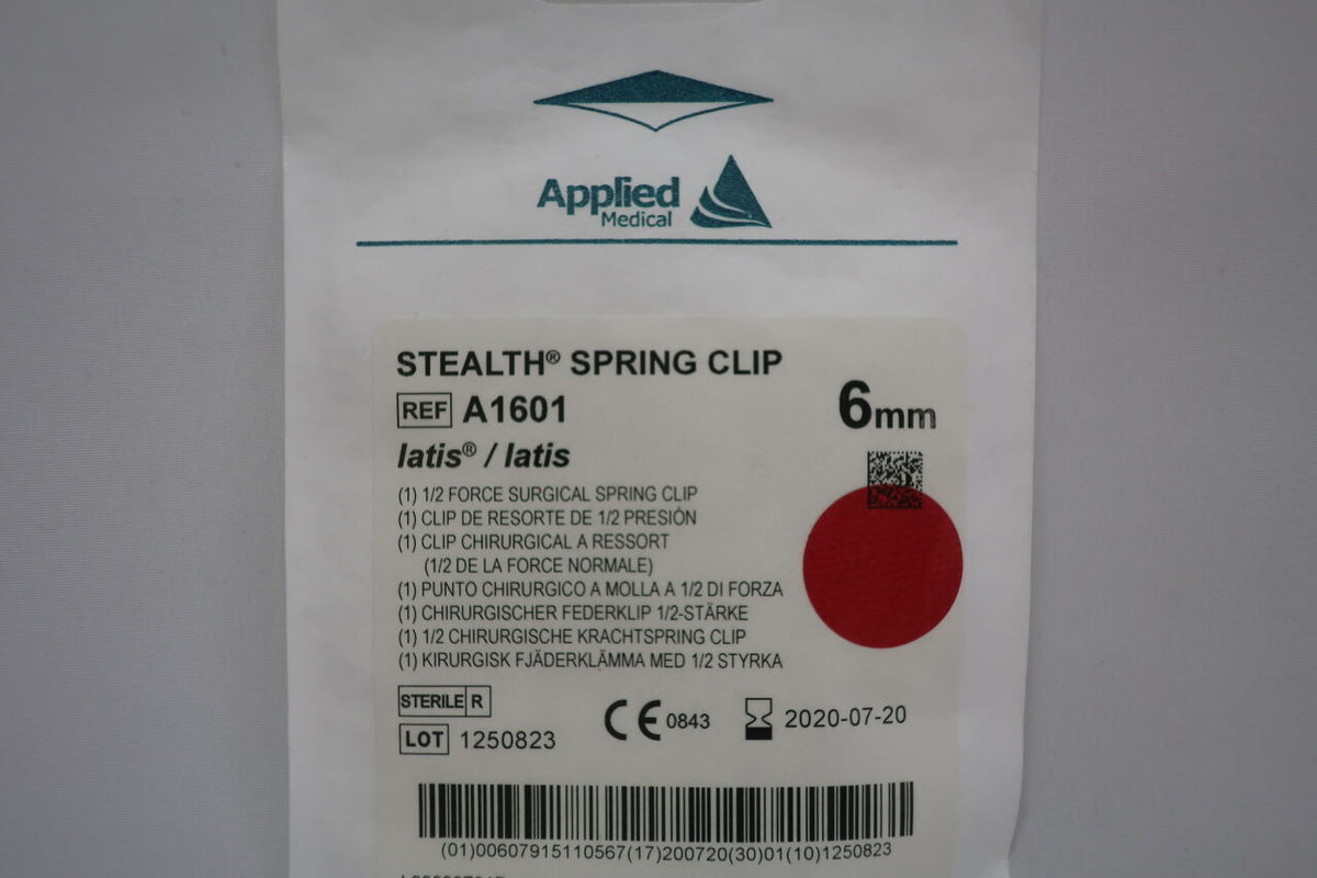 A1601 - APPLIED - Latis Stealth Latis/Latis Spring Clip, 6 mm Size, Dark Blue, 1/2 Force, ()