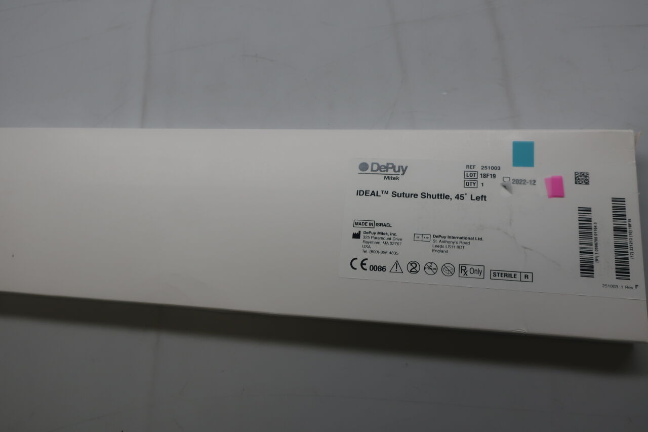 251003 - DEPUY - Ideal Suture Shuttle with Chia, 45° Left, (BX/1) - ( Expiry Date: 2022-12-13 )
