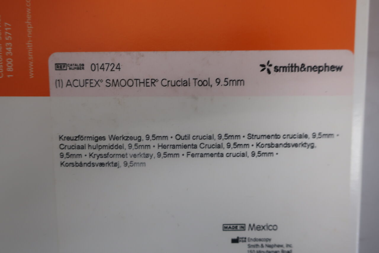 014724 - SMITH & NEPHEW - Gore Smoother Crucial Tools, 9.5 mm Size, () - ( Expiry Date:  )