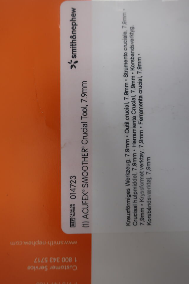 014723 - SMITH & NEPHEW - Acufex Smoother Crucial Tool 9.5mm

, () - ( Expiry Date:  )