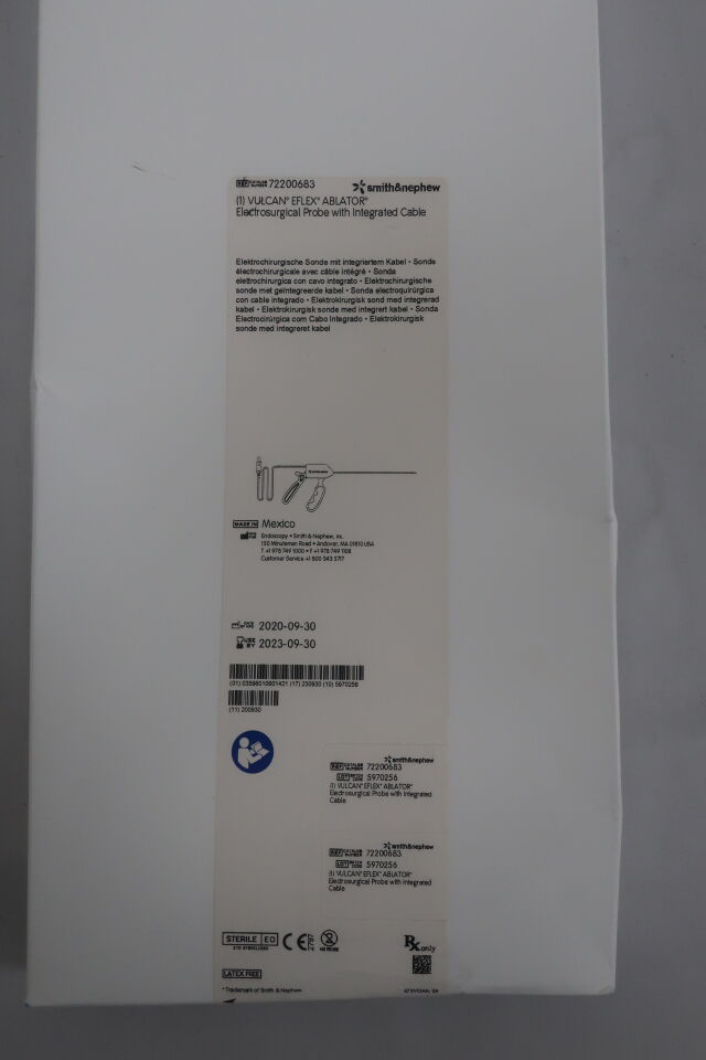 72200683 - SMITH & NEPHEW - Dyonics Eflex Monopolar Ablation Probe with Integrated Cable, Black, () - ( Expiry Date: 2023-09-30 )