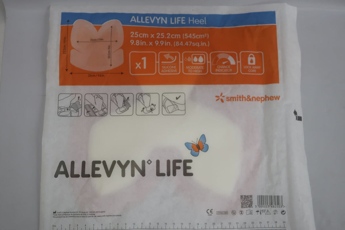 66021304 - SMITH & NEPHEW - Soft Silicone Hydrocellular Heel Dressing with Lock Away Layer, ()