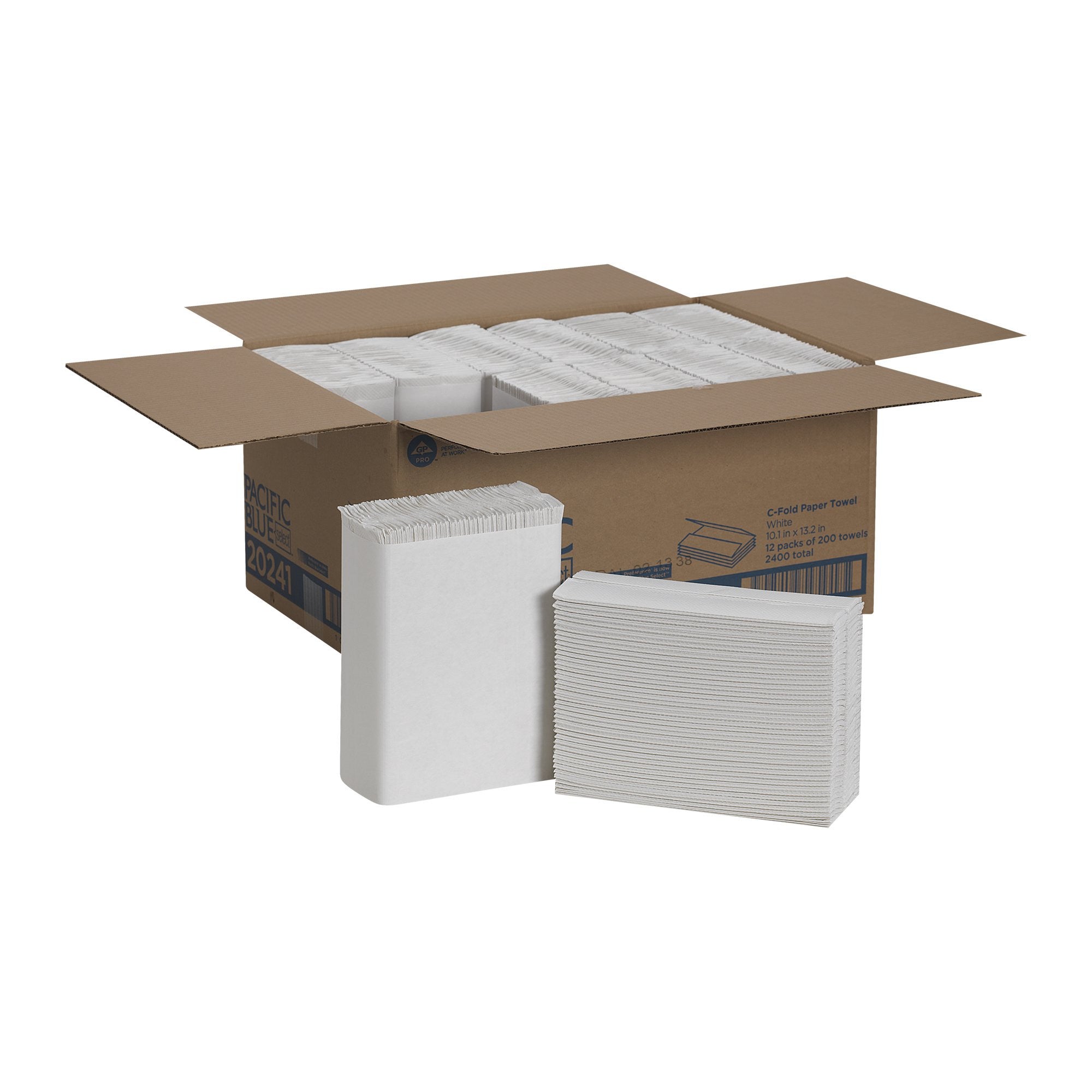 483198 - Pacific Blue - Paper Towel Pacific Blue Select C-Fold 13-1/4 x 10-1/4 Inch 20241 Pack of 200, (PK)