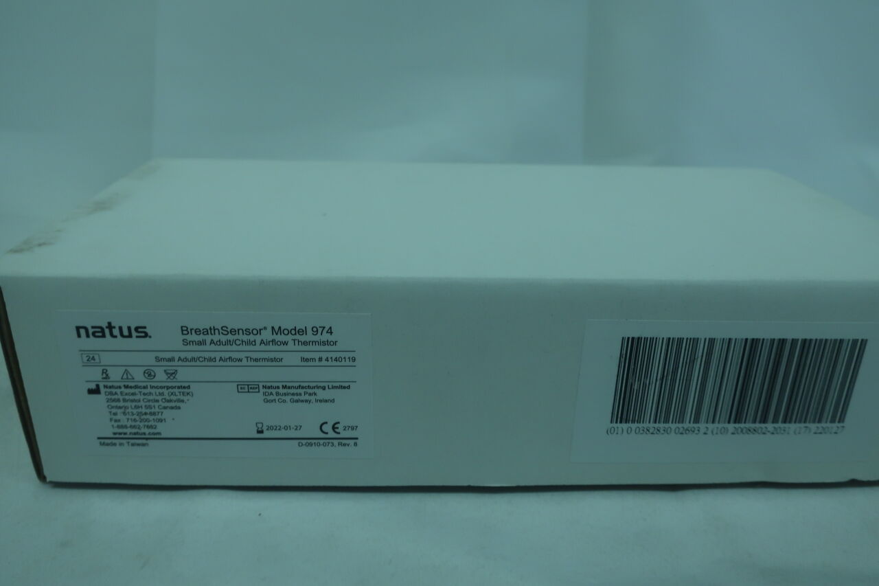 4140119 - NATUS - breathsensor small adult/child airflow thermistor, (BX/1) - ( Expiry Date: 2022-01-27 )