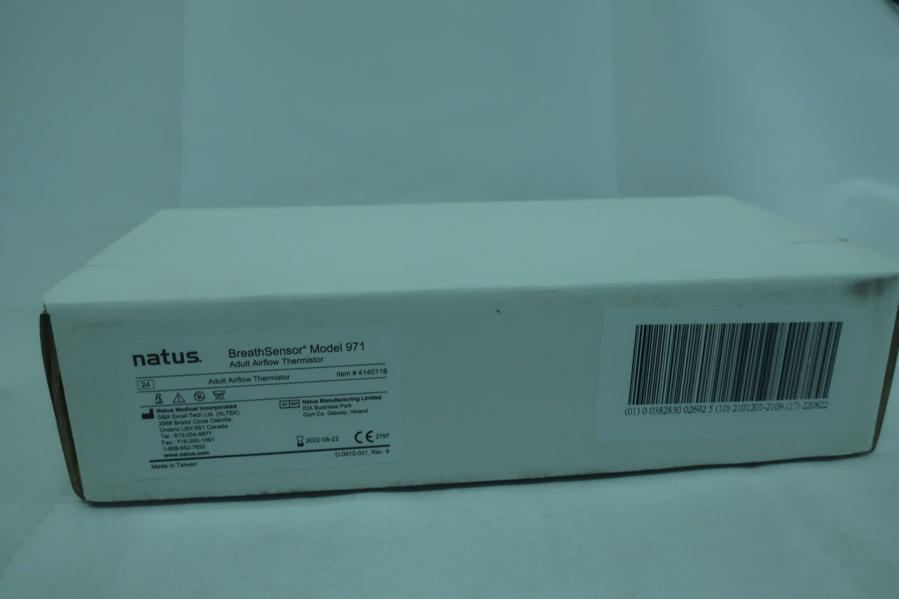 4140118 - NATUS - breathsensor adult airflow thermistor, (BX/24) - ( Expiry Date: 2022-08-22 )