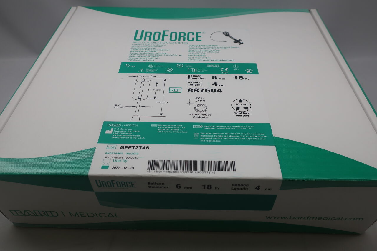 887604 - BARD - Balloon Dilation Catheter, (BX/1) - ( Expiry Date: 2022-12-01 )