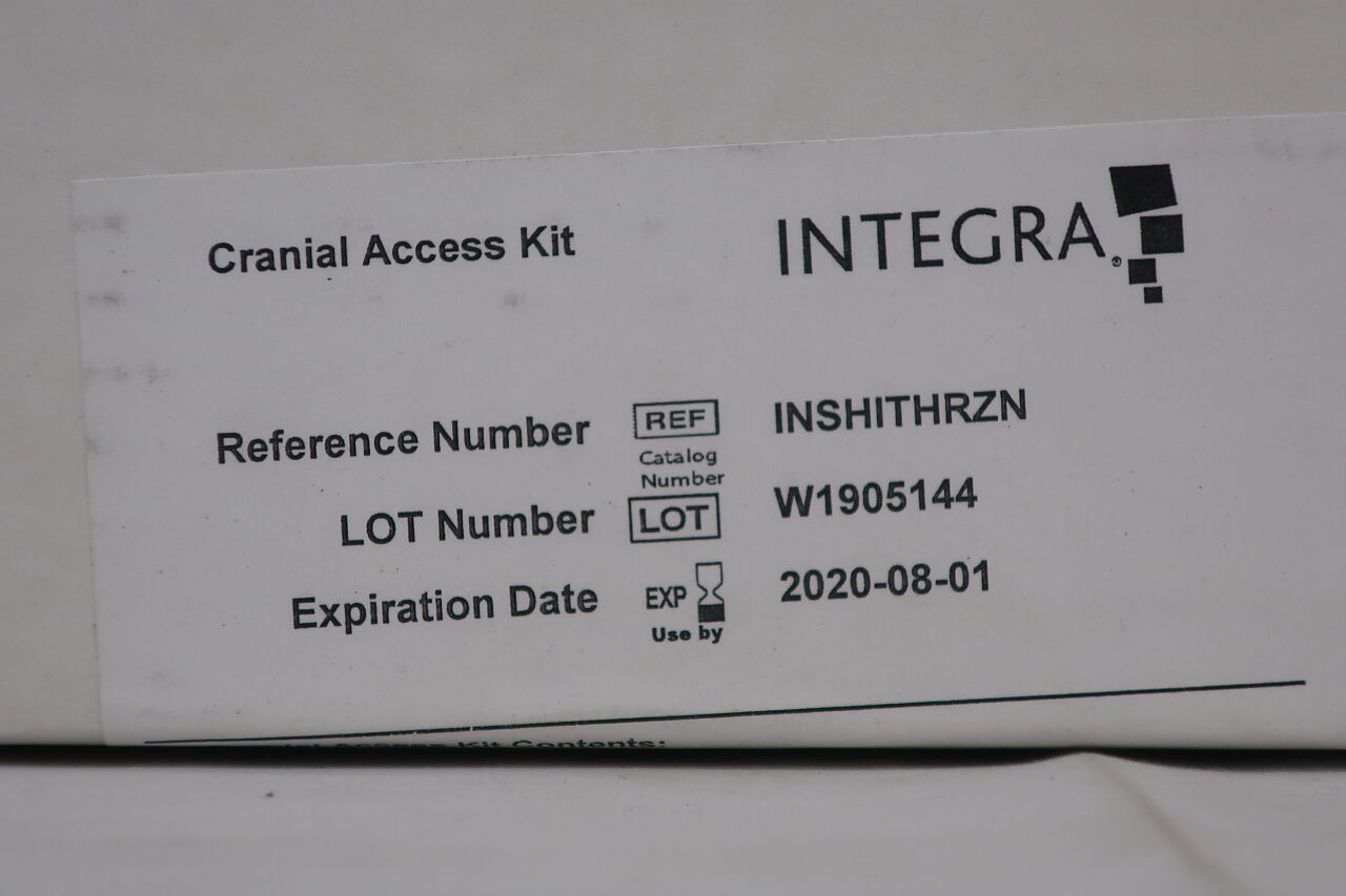 INSHITHRZN - INTEGRA - Cranial Access Kit  , (BX/1) - ( Expiry Date: 2020-10-01 )