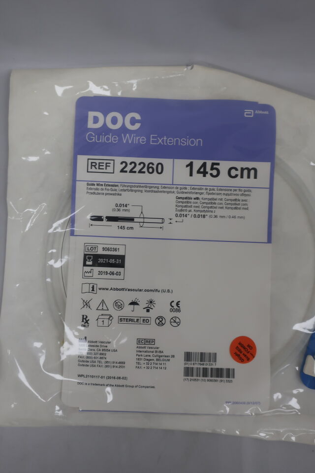 22260 - ABBOTT - DOC Guide Wire Extension, () - ( Expiry Date:  )