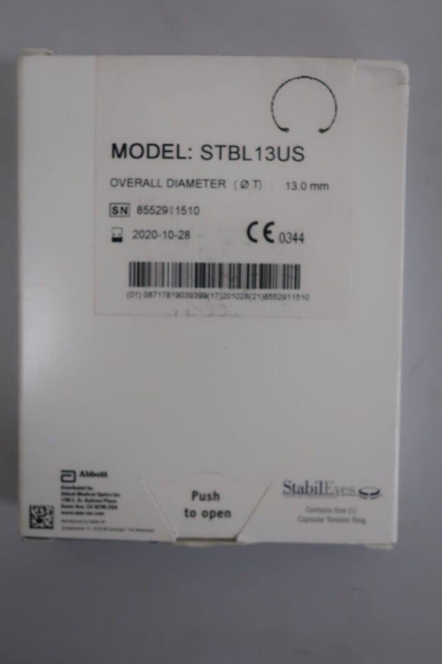 STBL13US - ABBOTT - Capsular Tension Ring 13.0 mm., (BX/1) - ( Expiry Date: 2020-10-28 )