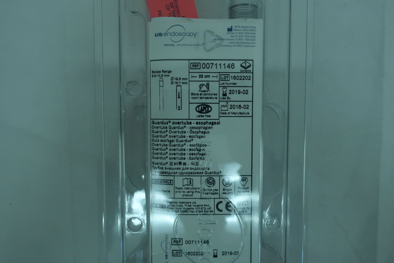 00711146 - US ENDOSCOPY - Guardus Overtube, Esophageal 8.6-10mm
, () - ( Expiry Date: 2020-06-08 )