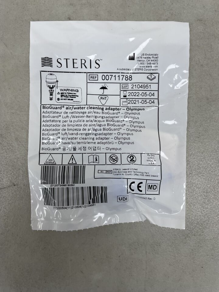 00711788 - US ENDOSCOPY - BioGuard Air/Water Cleaning Adapter - Olympus
, () - ( Expiry Date: 2021-03-05 )