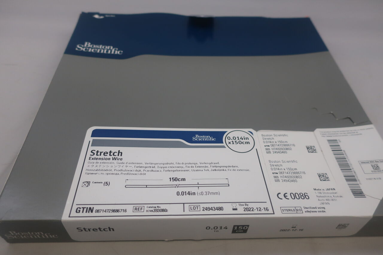 393080 - BOSTON SCIENTIFIC - Stretch Disposable Extension Wire, 0.014 in. dia. x 150 cm Length, (EA) - ( Expiry Date: 2023-12-03 )