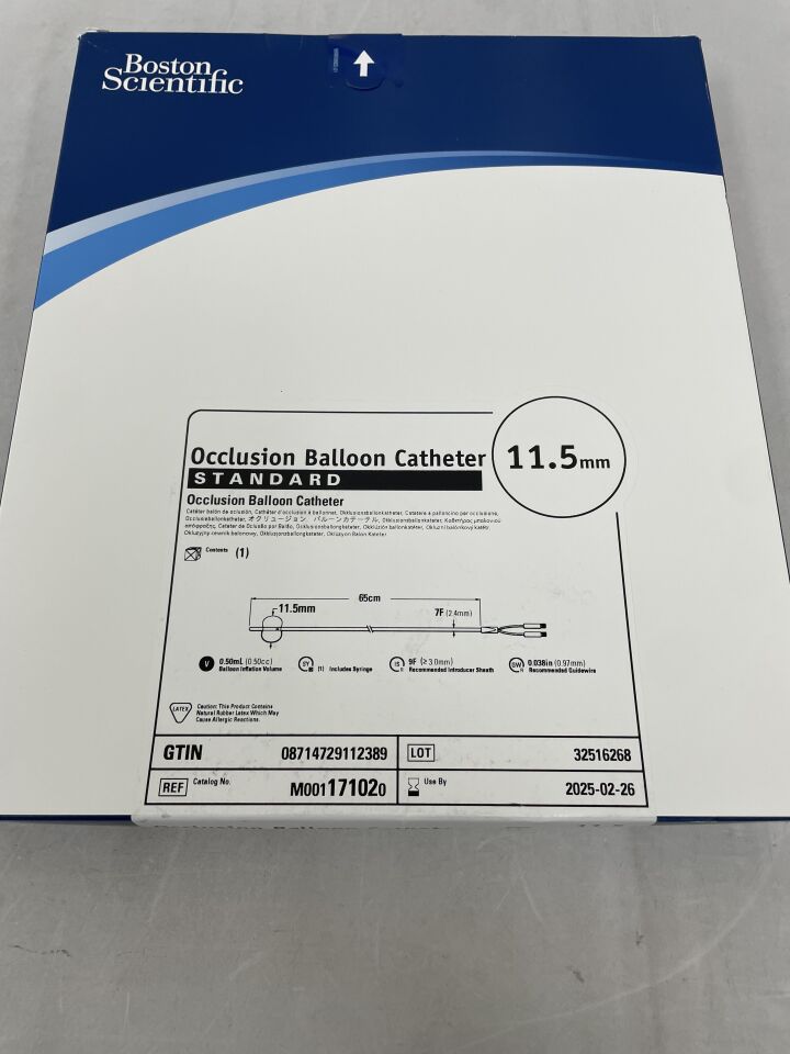 17102 - BOSTON SCIENTIFIC - Occlusion Balloon Catheter - Standard - 11.5mm x 65cm, () - ( Expiry Date: 2022-08-31 )