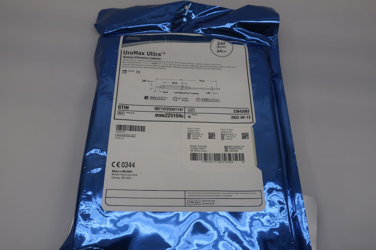 225104 - BOSTON SCIENTIFIC - UroMax Ultra Balloon Dilatation Catheter - 24Fr x 4cm, (EA) - ( Expiry Date: 2018-09-09 )