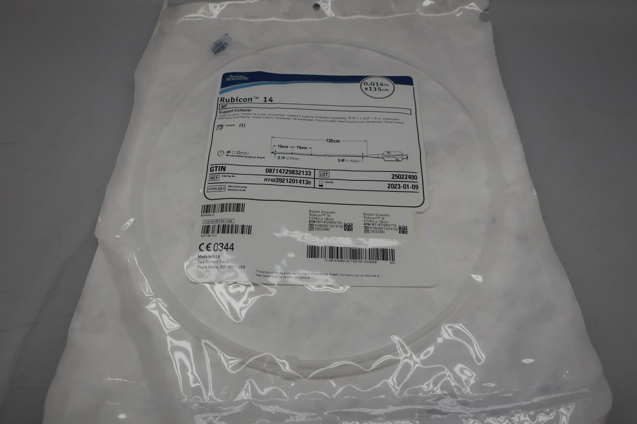 3921201413 - BOSTON SCIENTIFIC - Rubicon 14 Support Catheter - .014" x 135cm, () - ( Expiry Date: 2023-01-09 )