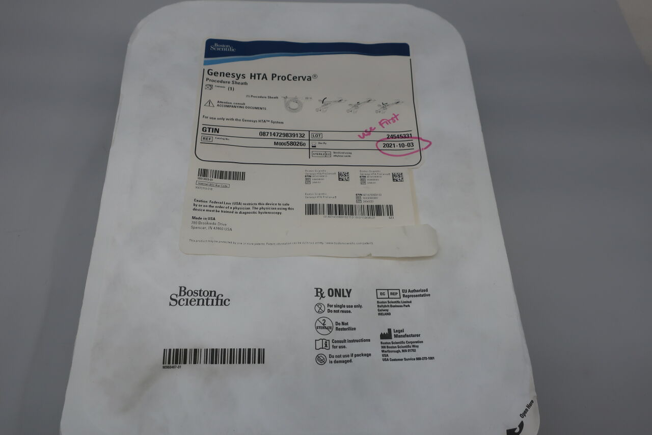 58026 - BOSTON SCIENTIFIC - Genesys HTA ProCerva Procedure Sheath, (EA) - ( Expiry Date: 2022-12-16 )