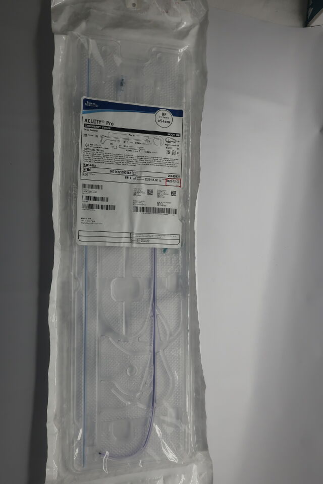 8114 - BOSTON SCIENTIFIC - ACUITY Pro Coronary Sinus Guide Catheter - Hook (H) - 9Fr x 54cm, (EA) - ( Expiry Date: 2022-10-19 )