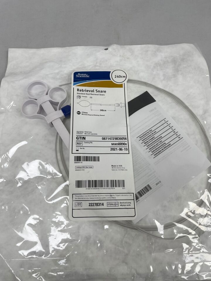 8890 - BOSTON SCIENTIFIC - Retrieval Snare - Standard Oval - 240cm, () - ( Expiry Date: 2022-05-12 )