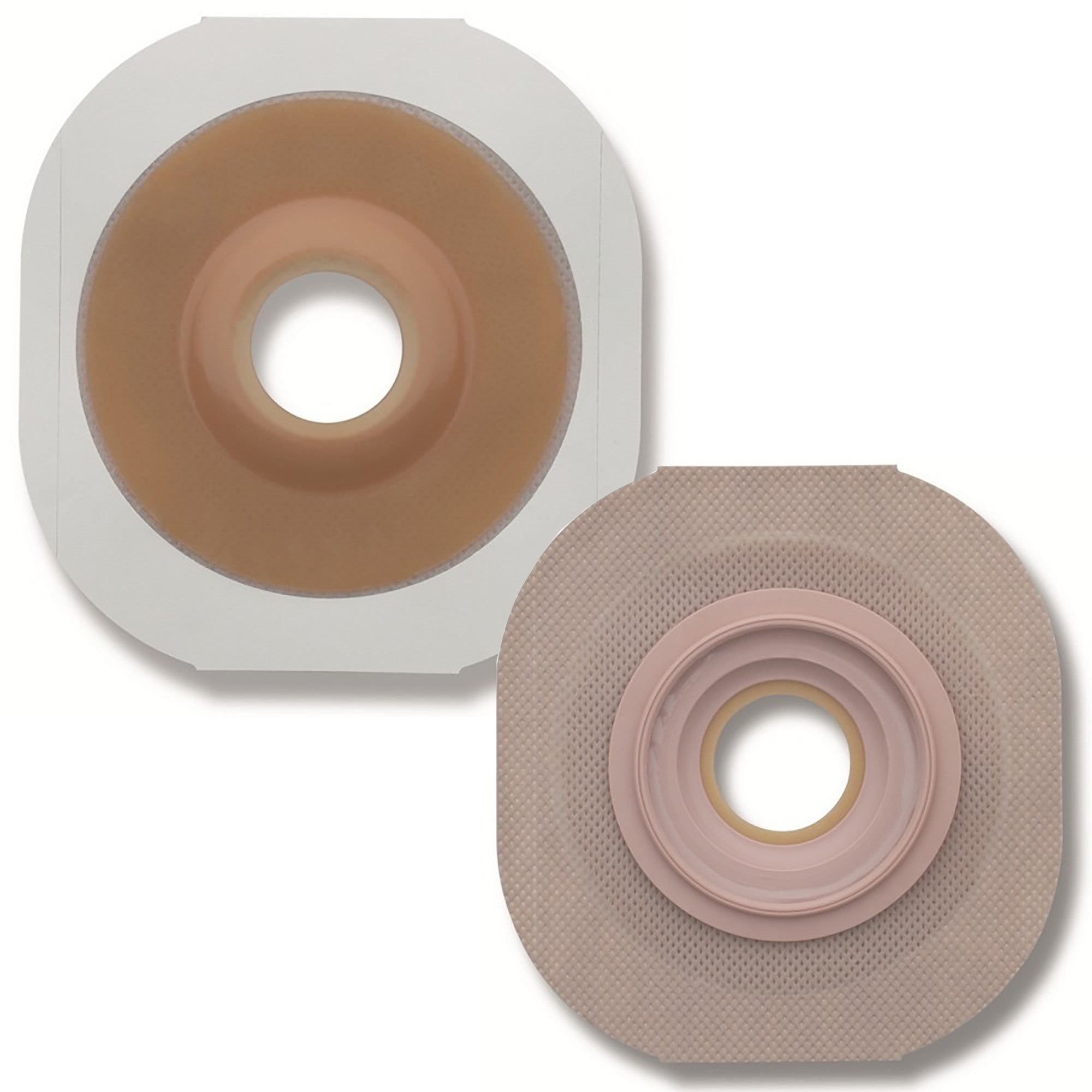 485635 - Flextend - Ostomy Barrier FlexTend Trim to Fit, Extended Wear Adhesive Tape 44 mm Flange Green Code System Hydrocolloid Up to 1 Inch Opening 14802 Box of 5, (BX)