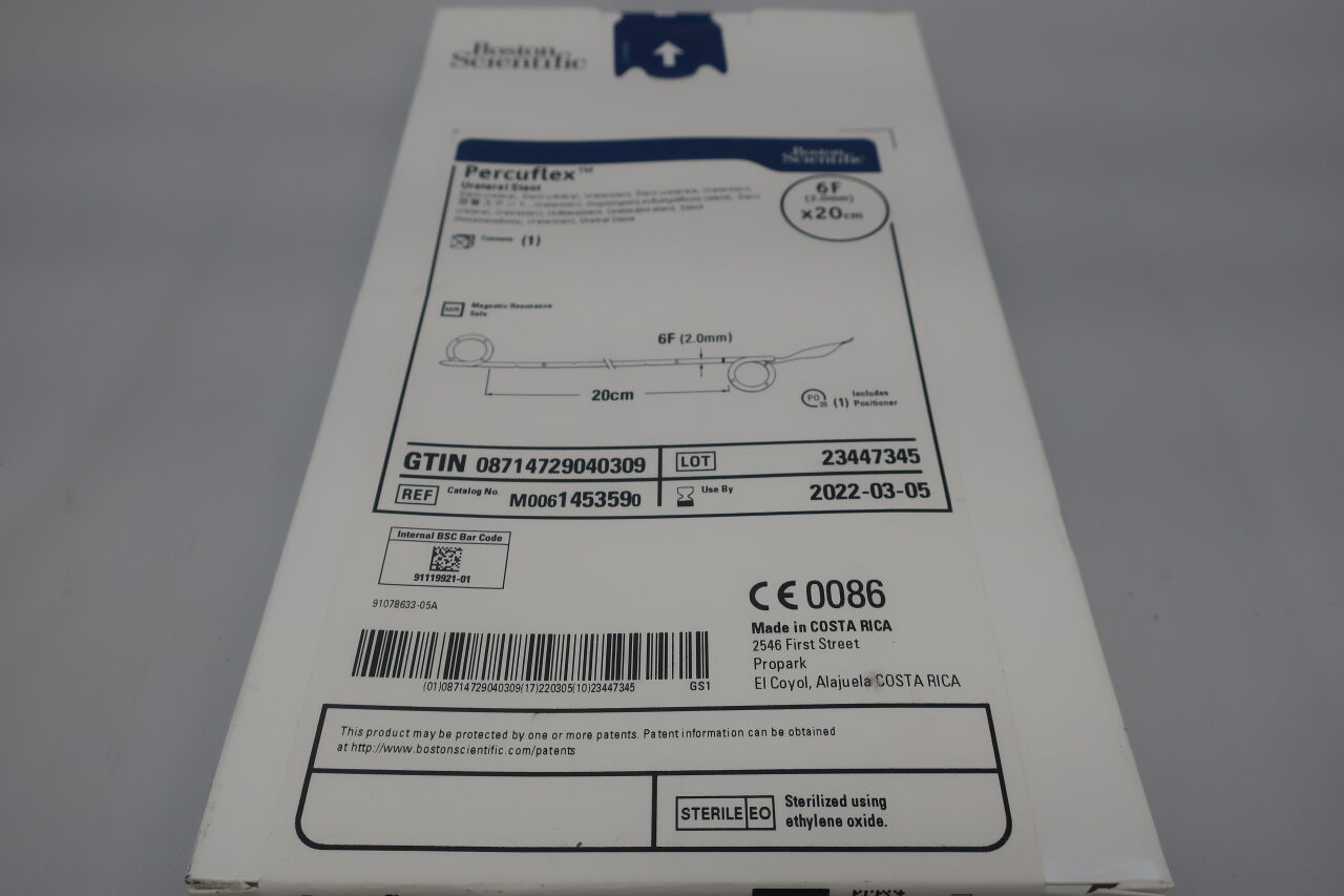 145359 - BOSTON SCIENTIFIC - percuflex stent w/o gw 6 x 20, (EA) - ( Expiry Date: 2021-11-20 )