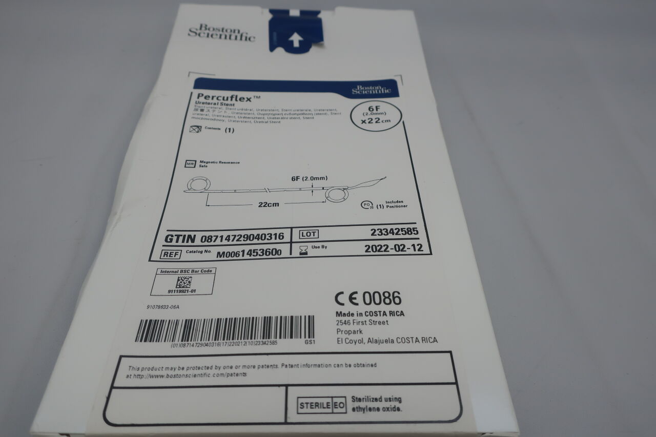 145360 - BOSTON SCIENTIFIC - percuflex stent w/o g.w. 6 x 22, (EA) - ( Expiry Date: 2021-11-13 )