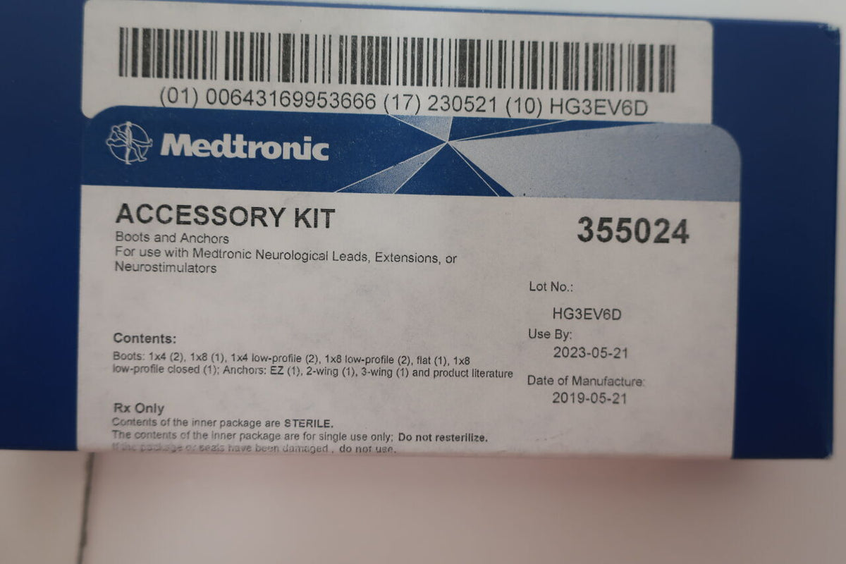 355024 - MEDTRONIC - Accessory Kit Boots and Anchors, (BX/1)