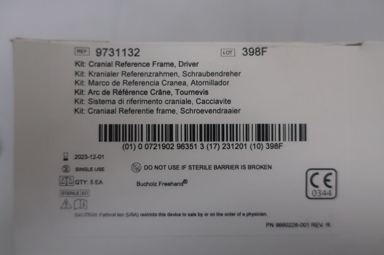 9731132 - MEDTRONIC - Medtronic Cranial Reference Frame Driver, For Fusion ENT Navigation System, (BX/5) - ( Expiry Date: 2023-12-01 )