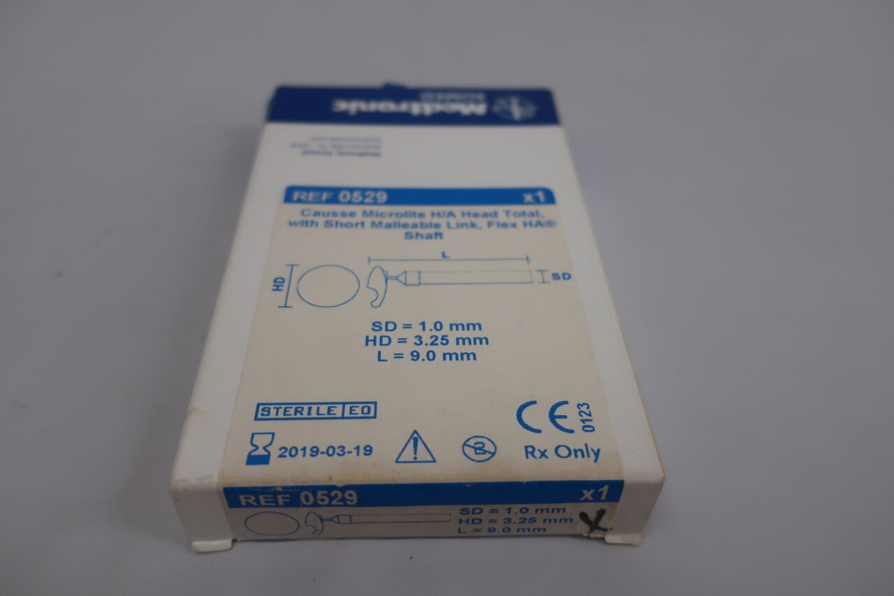 0529 - MEDTRONIC - Medtronic Hydroxylapatite Offset Head Total with Short Malleable Link, 9 mm Length, 3.25 mm Head Diameter, (BX/1) - ( Expiry Date: 2019-03-19 )