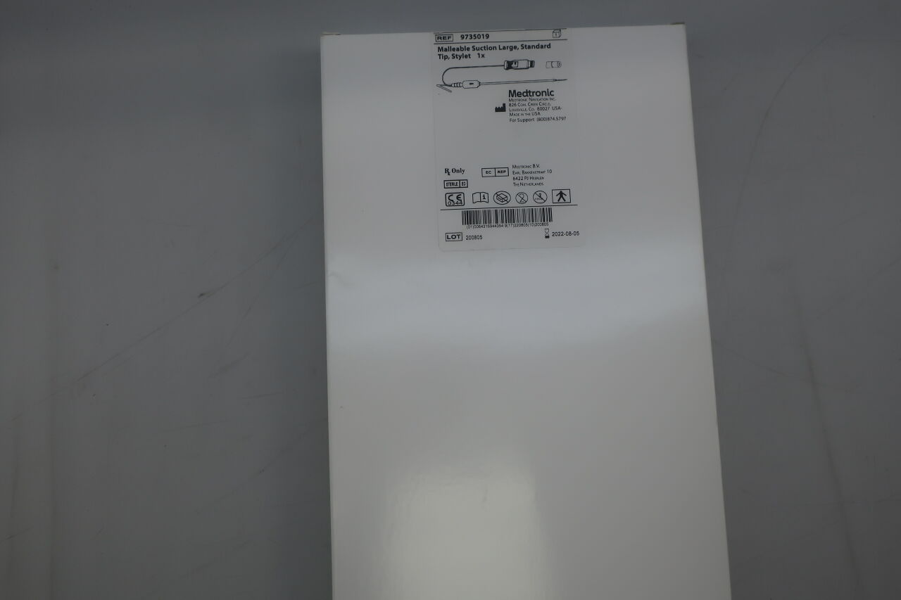 9735019 - MEDTRONIC - Medtronic Malleable Suction, Large, 20 cm, () - ( Expiry Date: 2022-08-05 )