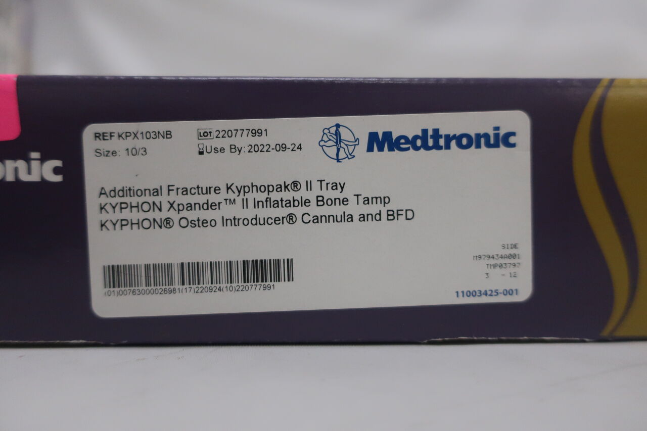 KPX103NB - MEDTRONIC - Kyphon Xpander II 10/3 IBT, Additional Fracture, (BX/1) - ( Expiry Date: 2020-11-20 )