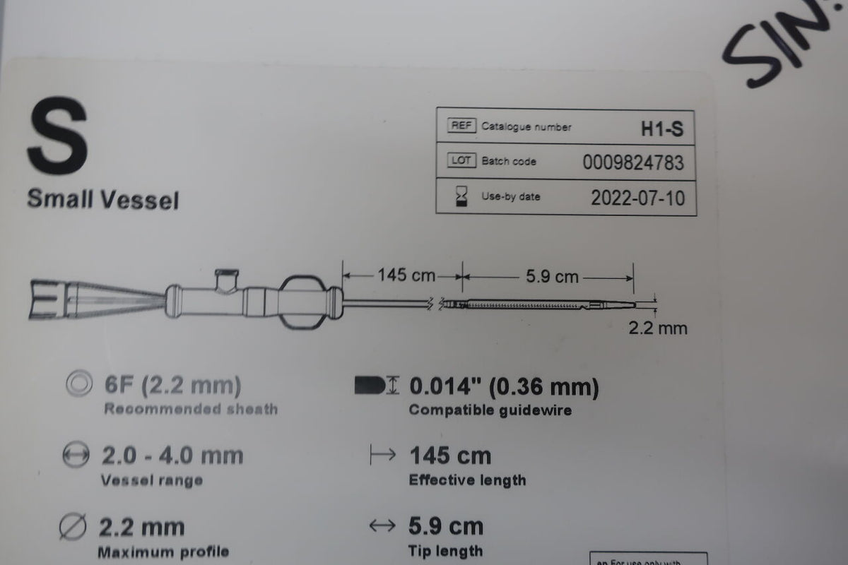 H1-S - MEDTRONIC - ev3 HawkOne S 6F Directional Atherectomy System, ()