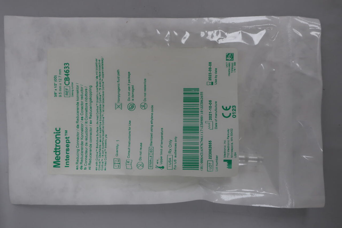 CB4633 - MEDTRONIC - Intersept Reducing Connector 3/8in / 1/2in -, (EA)