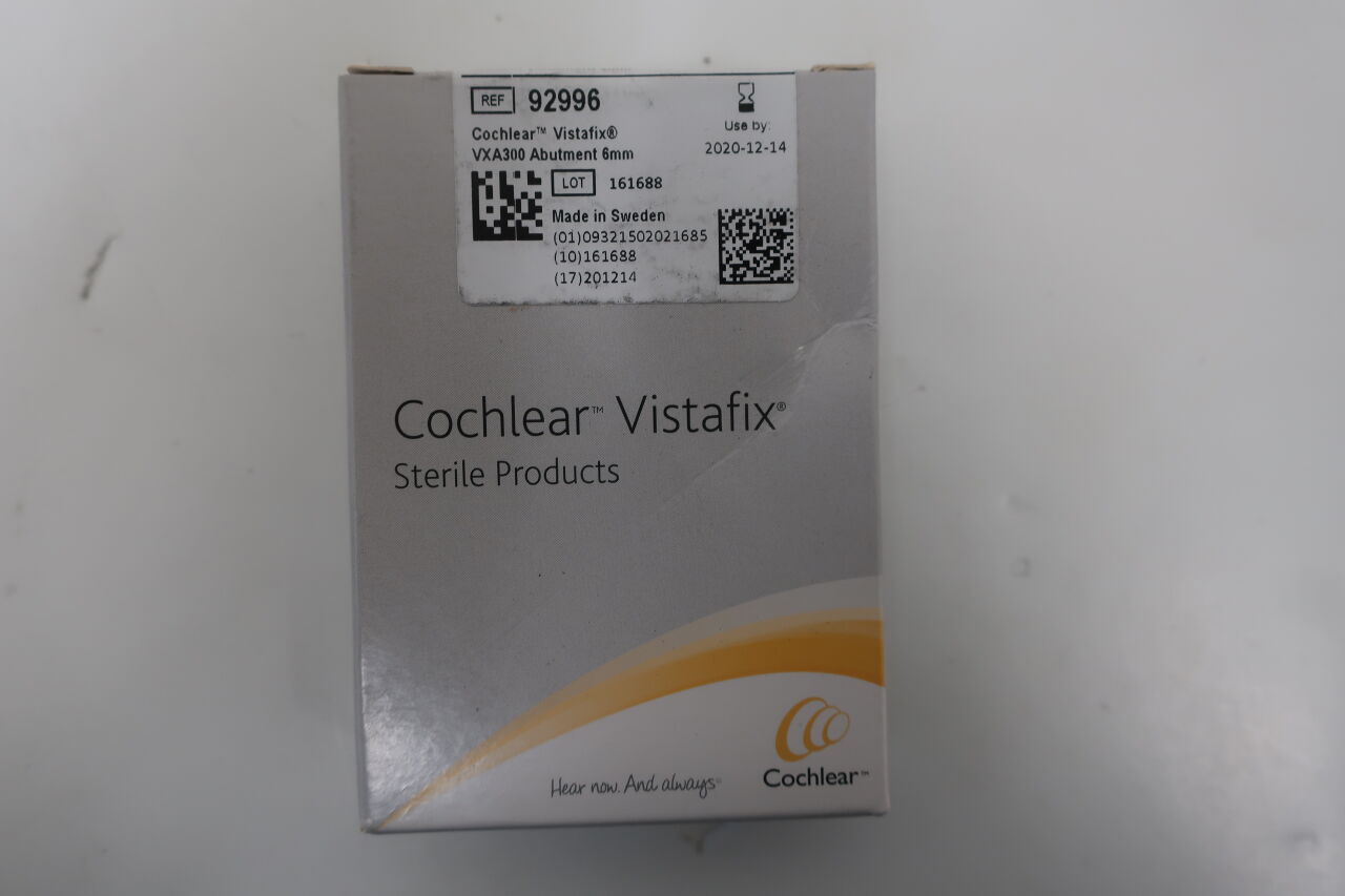 92996 - COCHLEAR - Cochlear Vistafix VXA300 Abutment 6mm, (BX/1) - ( Expiry Date: 2020-12-14 )