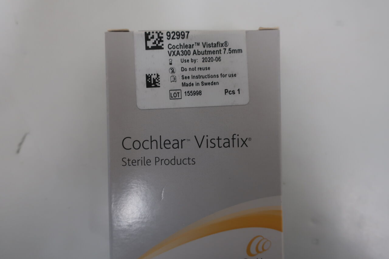 92997 - COCHLEAR - Cochlear Vistafix VXA300 Abutment 7.5mm, (BX/1) - ( Expiry Date: 2021-01-07 )