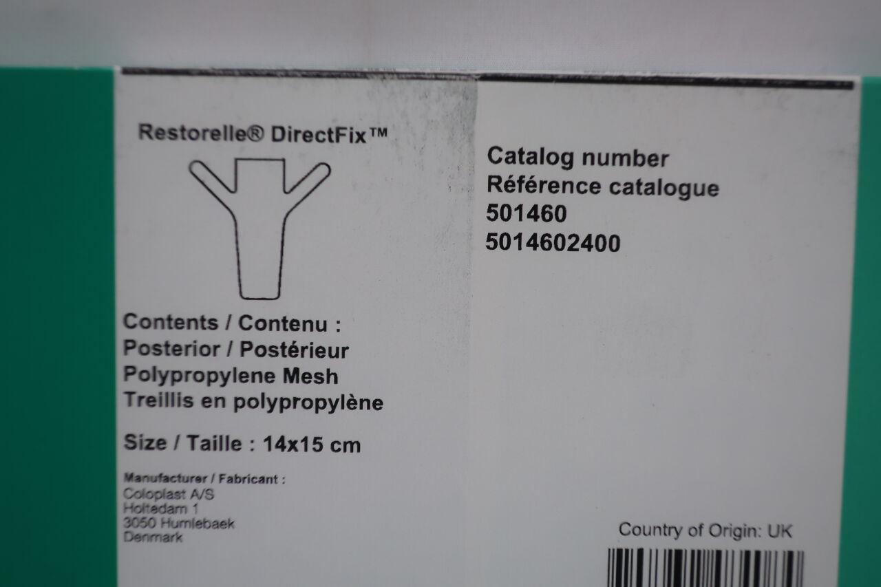 501460 - COLOPLAST - Restorelle DirectFix  14 x 15cm  , (BX/1) - ( Expiry Date: 2021-02-27 )