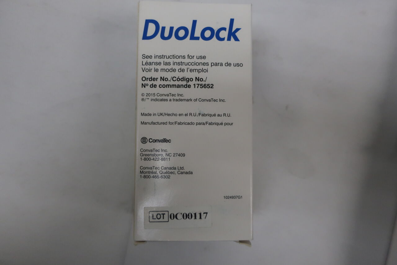 175652 - CONVATEC - ConvaTec DuoLock Curved Tail Closures, (BX/5) - ( Expiry Date: N/A )