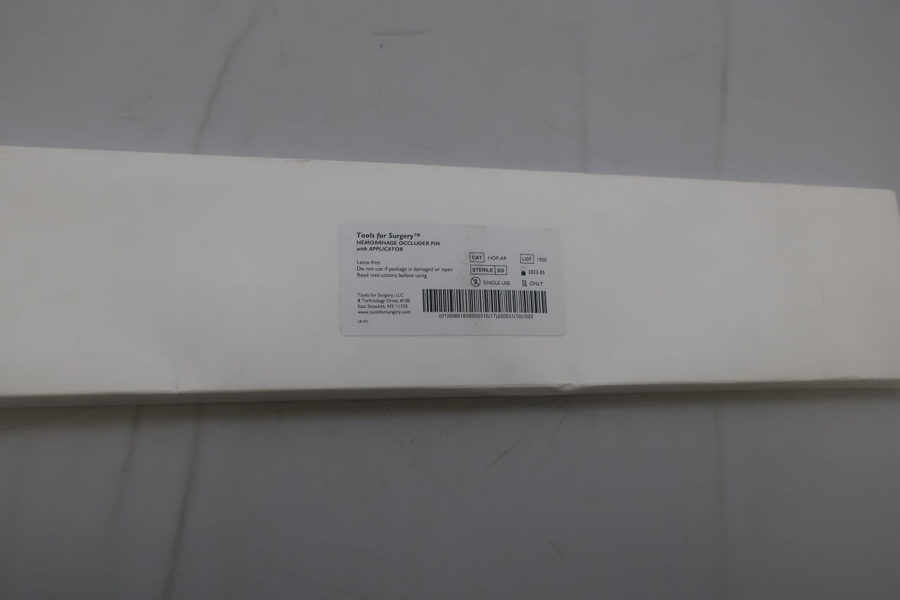 HOP-AP - TOOLS FOR SURGERY - Hemorrhage Occluder Pin, (BX/1) - ( Expiry Date: 2022-05-31 )