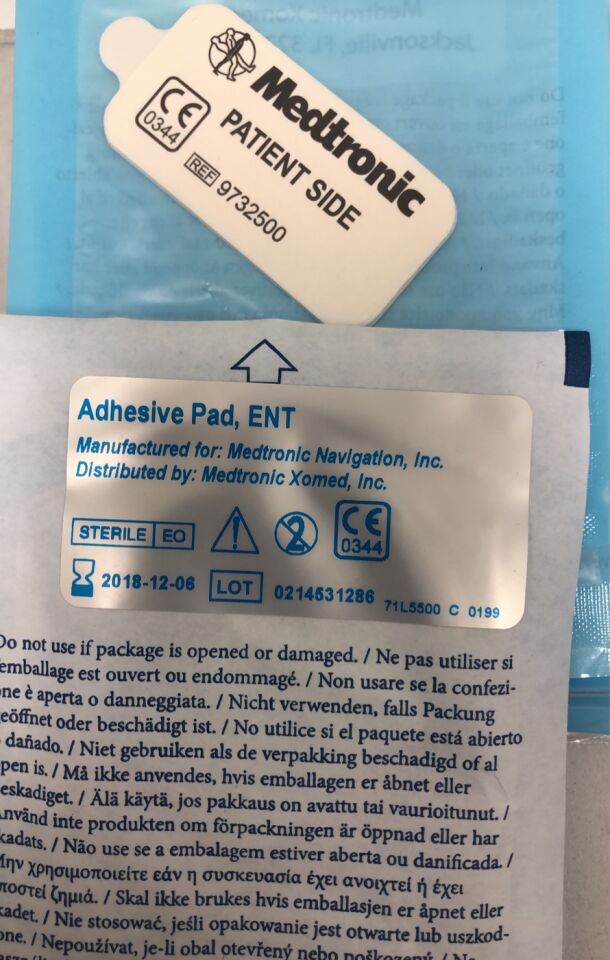 9732500 - MEDTRONIC - Adhesive ENT Pad, (EA) - ( Expiry Date: 2021-04-29 )