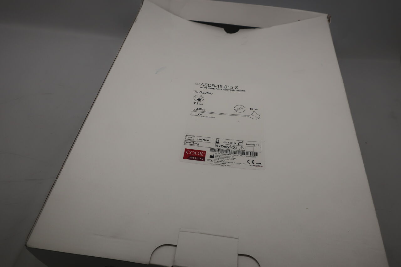 G22647 - COOK - AcuSnare Polypectomy Duck-Bill Snare, 1.5 cm Size, 7 Fr Sheath Size, () - ( Expiry Date: 2021-06-11 )