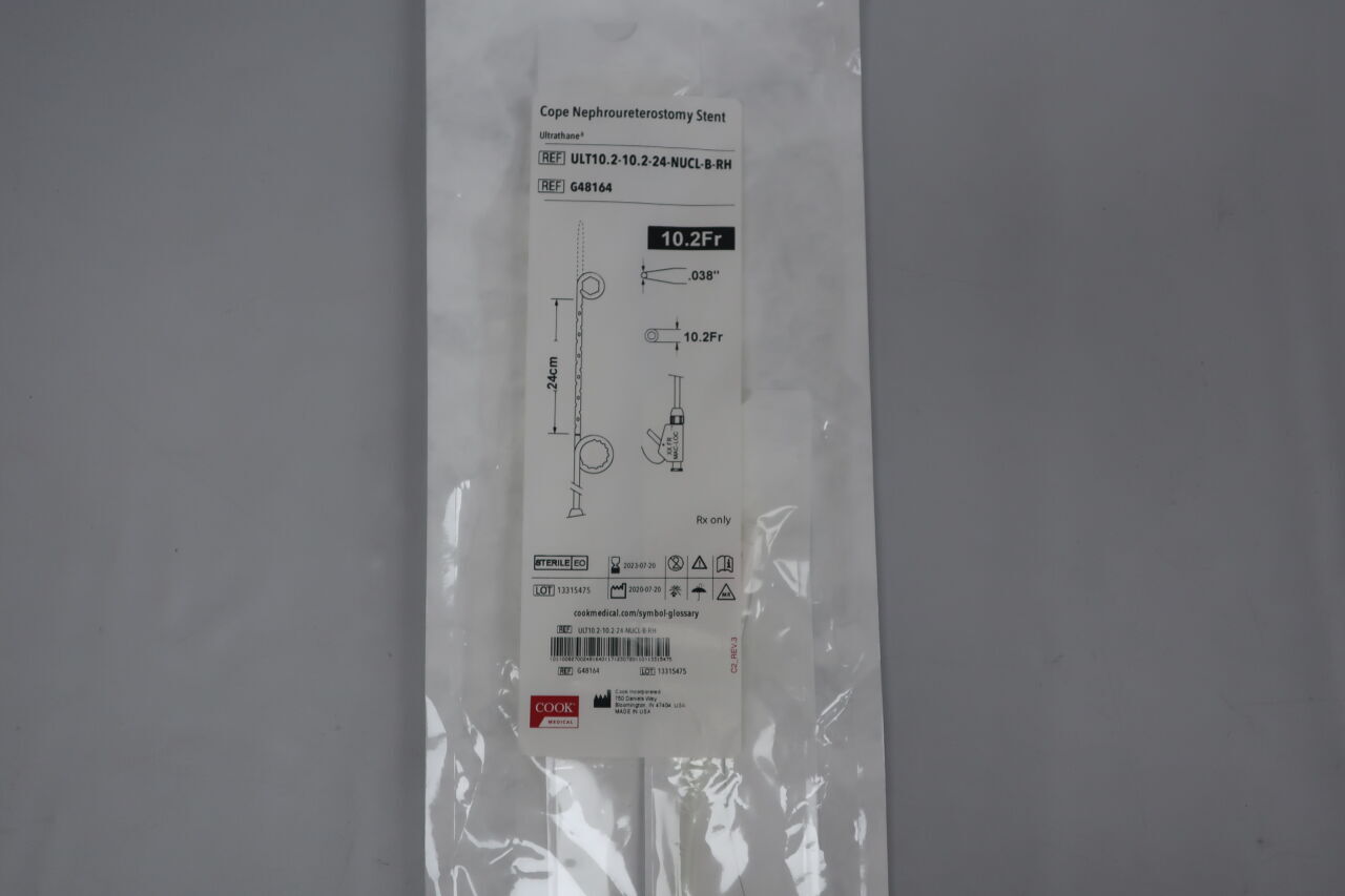 G48164 - COOK - Cope Nephroureterostomy Stent, 10.2 mm Catheter OD, (EA) - ( Expiry Date: 2023-07-20 )